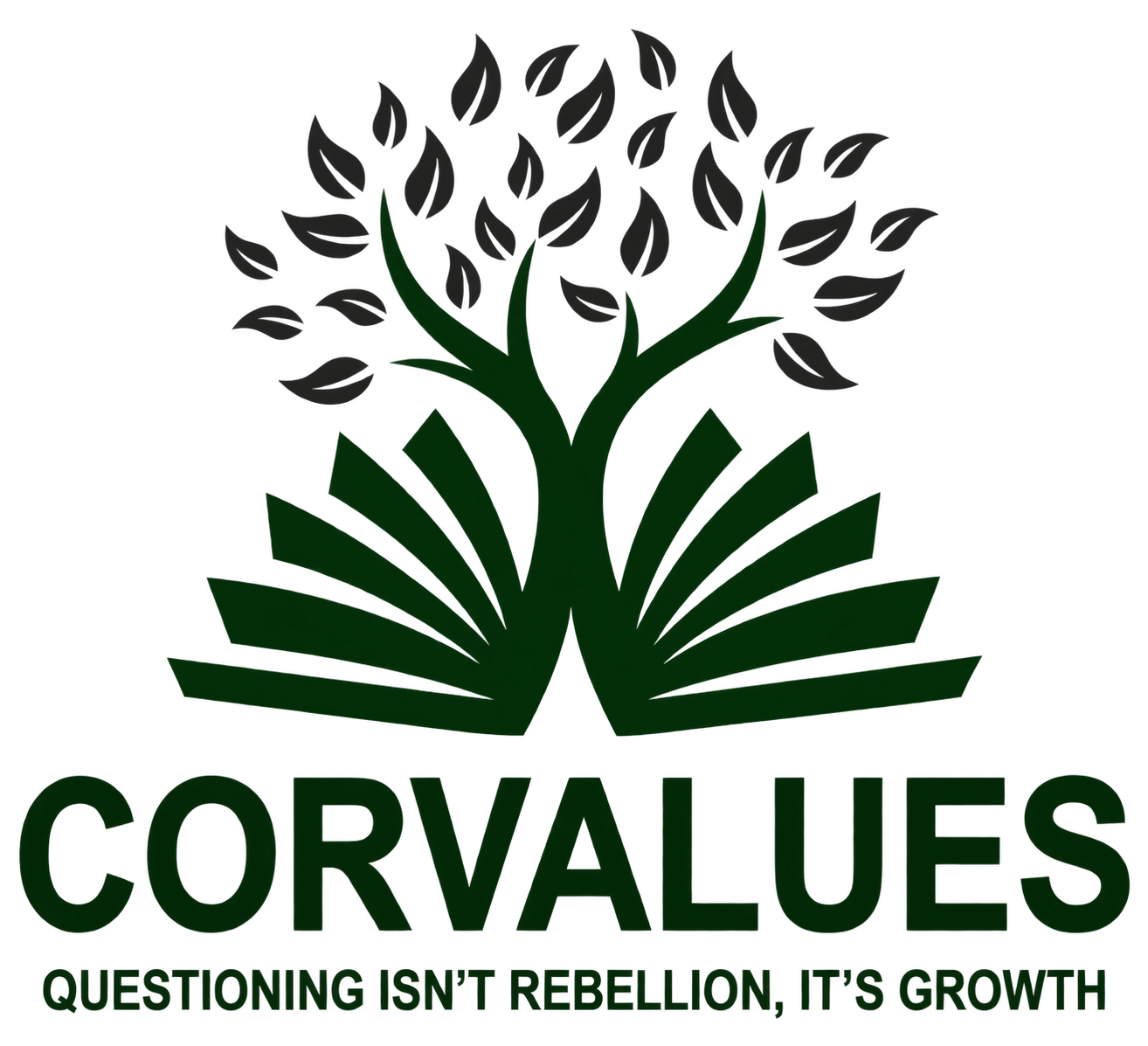 CORVALUES. Questioning isn’t rebellion, it’s growth.